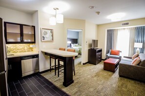 You will love the open living area.