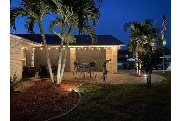 Front patio seating 