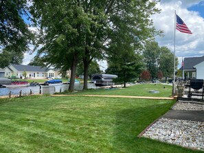 Backyard View toward Channel