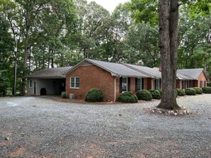 2 car carport with covered rear entrance