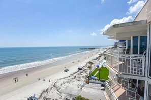 see from the Ponce inlet lighthouse and sunglow pier all the way to Daytona 