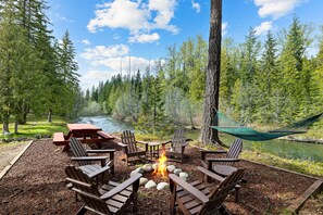 Firepit on the river