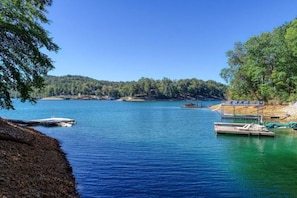 Secluded cove off main channel Big Creek area, soon to host new covered dock