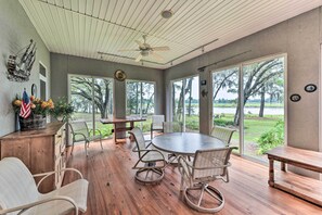 Sunroom | Dining Tables | Okatie River Views | Pool Table