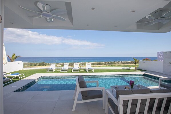 Protaras Artizan Villa AR5 - Stunning 3BDR Seafront Protaras Villa with Pool