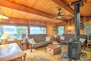 Living Room | Wood-Burning Stove