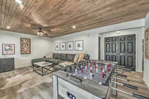 Game Room | 1st Floor | 2 Air Mattresses | Foosball Table | Board Games & Books