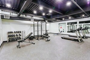 Onsite gym available to you