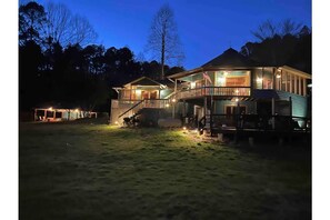 Back of the house facing river