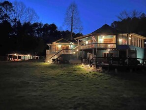 Back of the house facing river