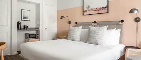 Every Kasa bed features a memory-foam mattress