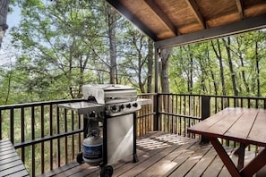 Hang out and grill on the deck