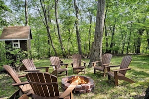 Hang out around the fire pit