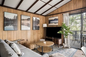 Enjoy time with family and friends in the living room