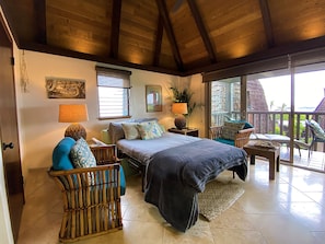 Sofa sleeper available in living room. Listen to the waves as you sleep.