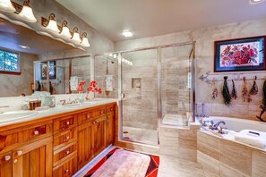 Get ready for your day in the bathroom.