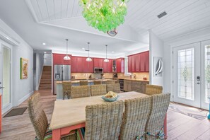 Dining area with open concept
