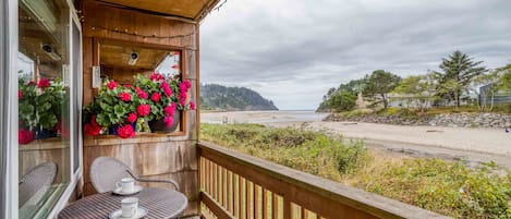 Balcony with views