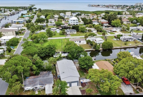 Canal leads directly to the Gulf of Mexico