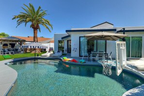 Pool and outdoor entertaining area