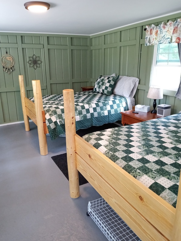 Hand crafted double beds