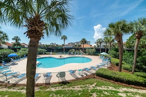 This pool is paradise!