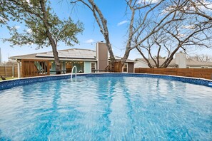 Immerse yourself in the serenity of our kid-friendly swimming pool,