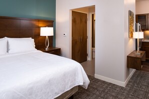Drift to sleep in a comfortable bed after a wonderful day outside.