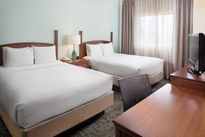 Drift to sleep in a comfortable bed after a wonderful day outside.