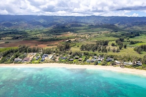 Ocean and mountain views