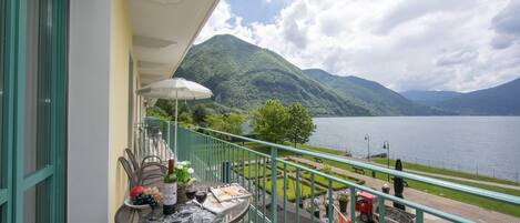 Lake view from the private balcony