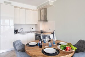 Kitchen and dining area