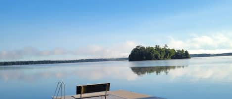 Quiet mornings on the dock.