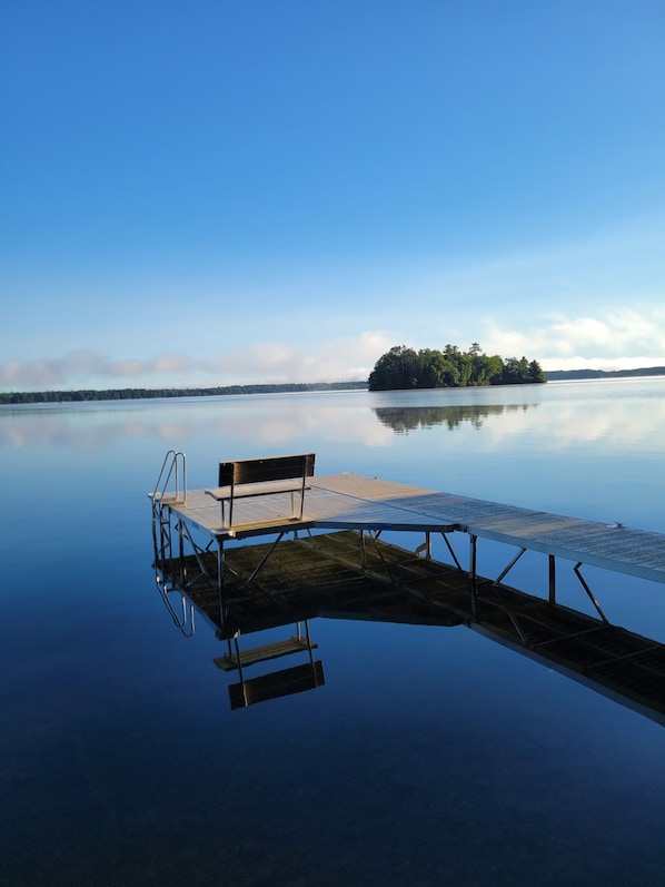 Quiet mornings on the dock.