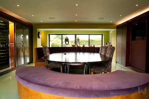 Ground floor: Large open plan kitchen dining room with bifold doors to the garden