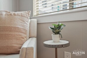 Comfortable seating in cozy living room