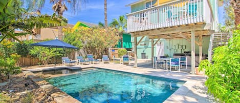 South Padre Island Vacation Rental | 2,336 Sq Ft | 3BR | 4BA | Stairs Required