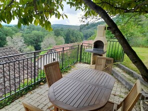 View over the rooftops from the terrace