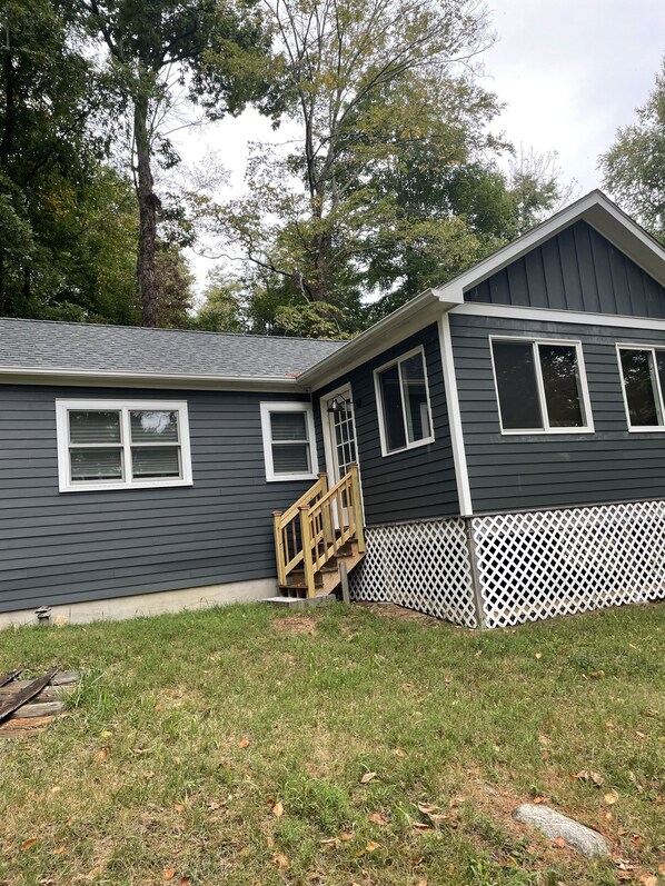 Front of cabin