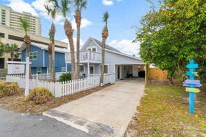 Plenty of parking at Bluefin Beach Cottage!