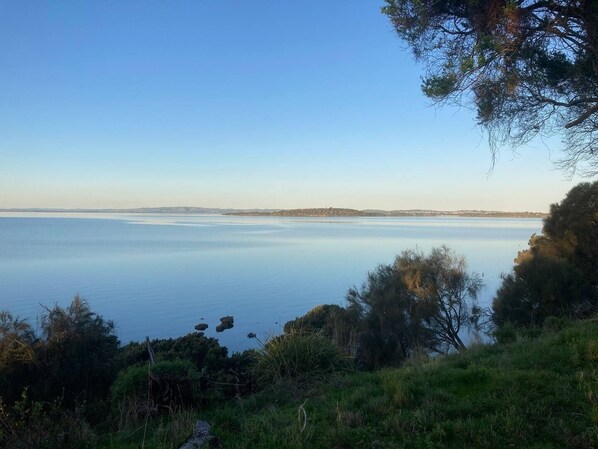 View toward Churchill Island - high tide