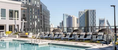 Piscine sur le toit
