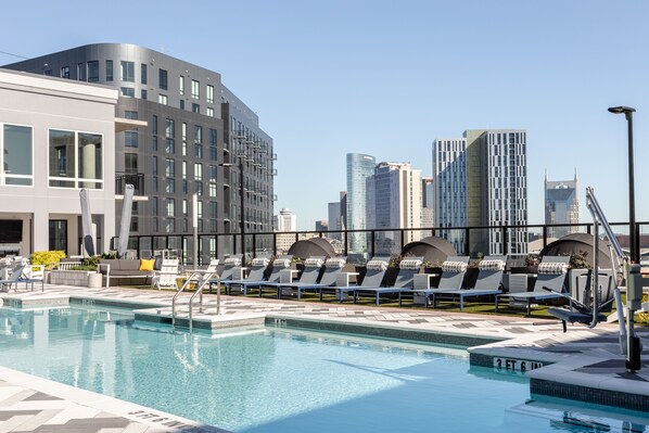 Rooftop pool
