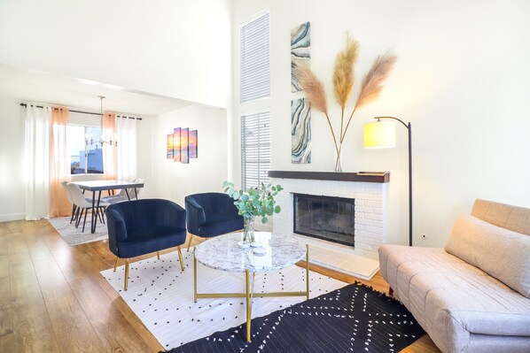 Experience elegance and sophistication in every corner of my modern formal room 