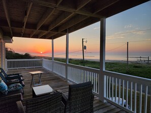 Mesmerizing sunrise view from your front deck 