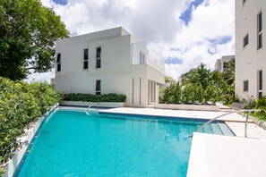 Communal pool area