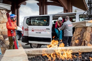 As our guest you'll have access to the on call shuttle service - simply download the app to schedule your ride!