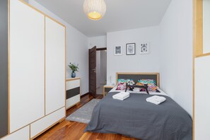 Spacious wardrobe with plenty of storage space.  