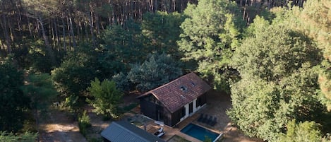 La maison vue du ciel