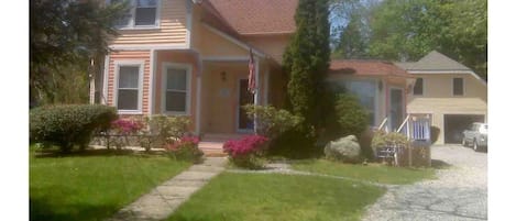 Captain Crandall House 1893 in Historic district of Mystic steps from downtown.